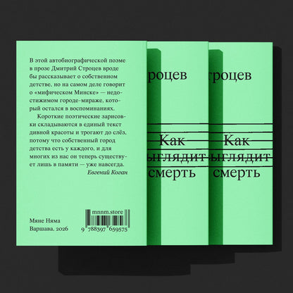 «Как выглядит смерть» — задняя обложка